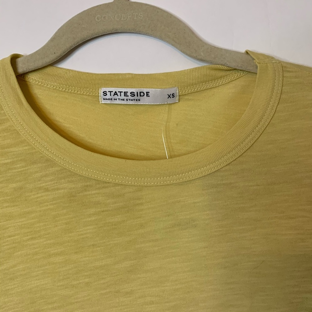 Stateside Short Sleeve Drawstring Ruched Tee - Picture 5 of 8